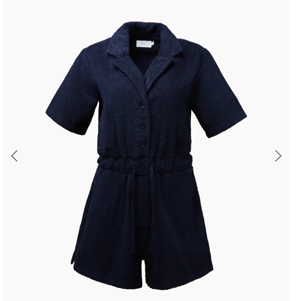 Towel Drawstring Playsuit